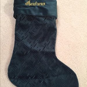 Monogrammed stocking